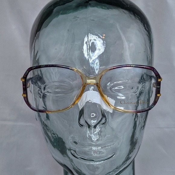 Auth. Vintage Christian Dior purple glasses
